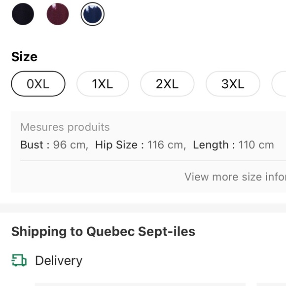 Plus colorblock navy blue and white summer Dress with pockets size 0X - Picture 5 of 6